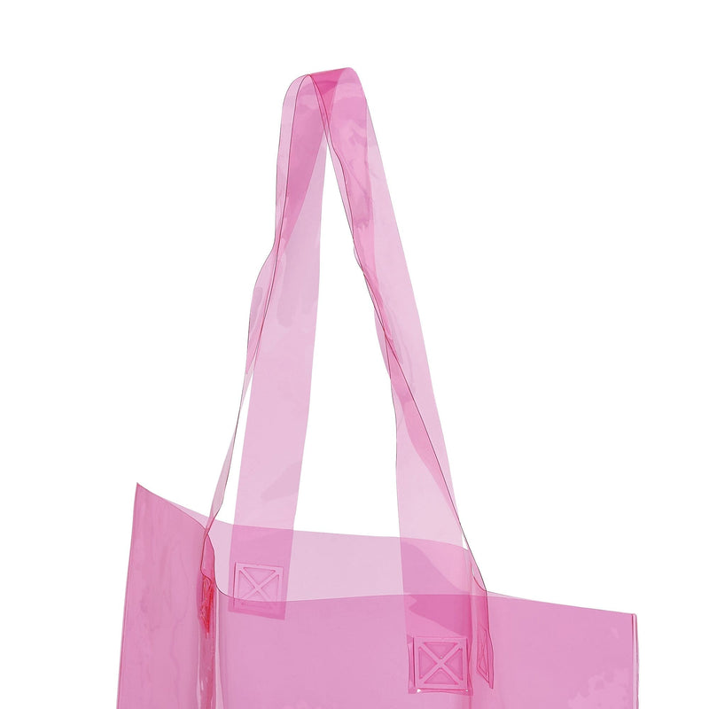 Clear Tote Bag  Pink