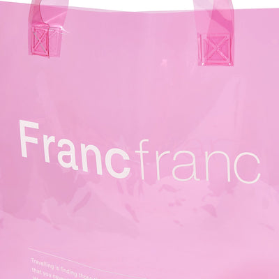 Clear Tote Bag  Pink