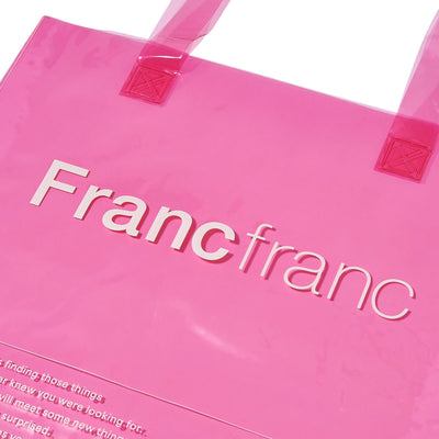 Clear Tote Bag  Pink