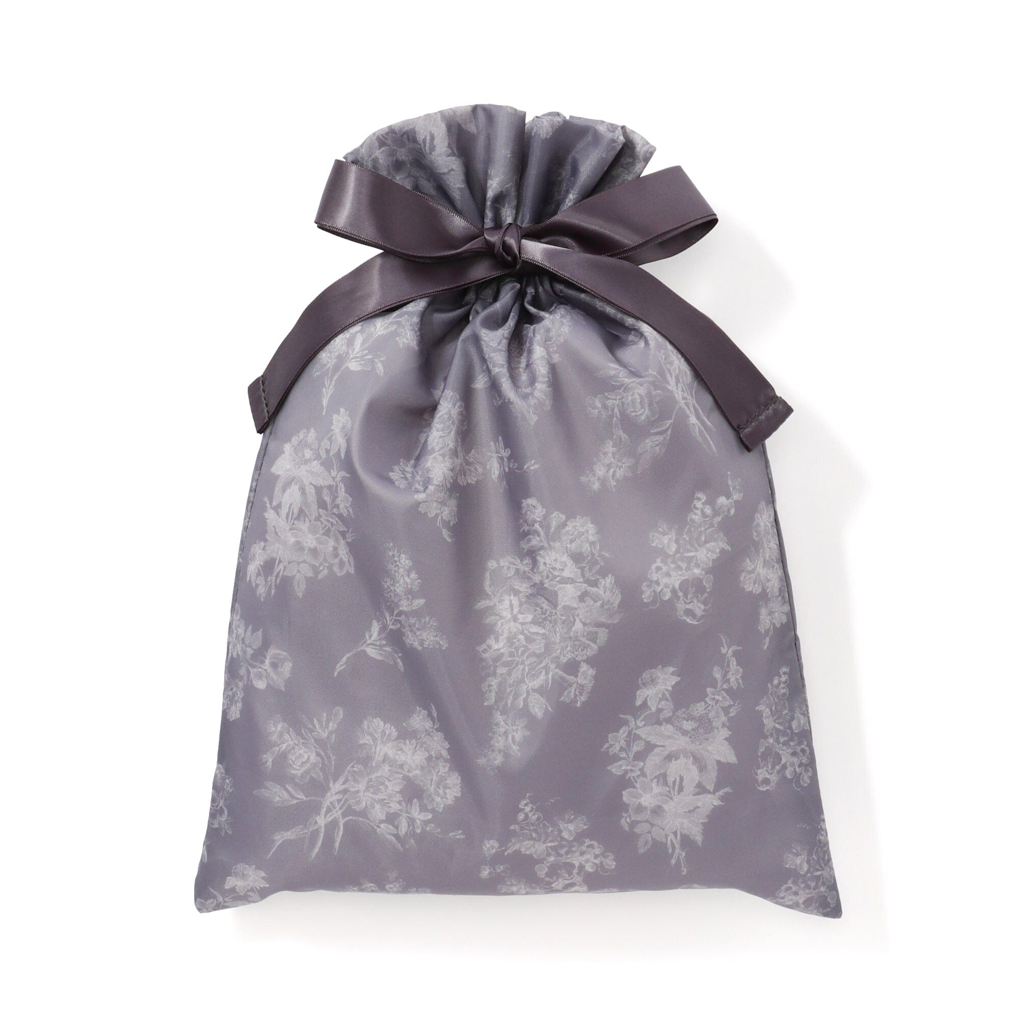 Classic Flower Travel Bag   Dark Grey