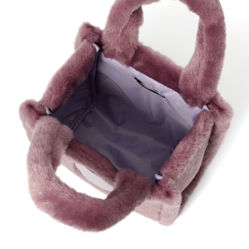 Fur Hand Bag Purple