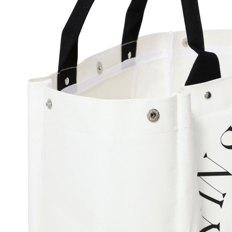 Logo Tote Bag 2 Typography Large Ivory