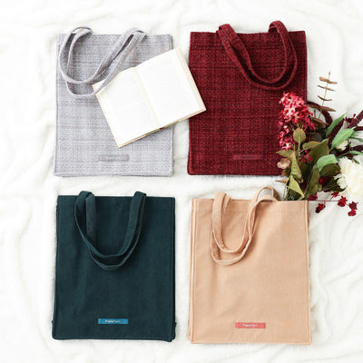 Logo Tote Bag Corduroy Medium Green