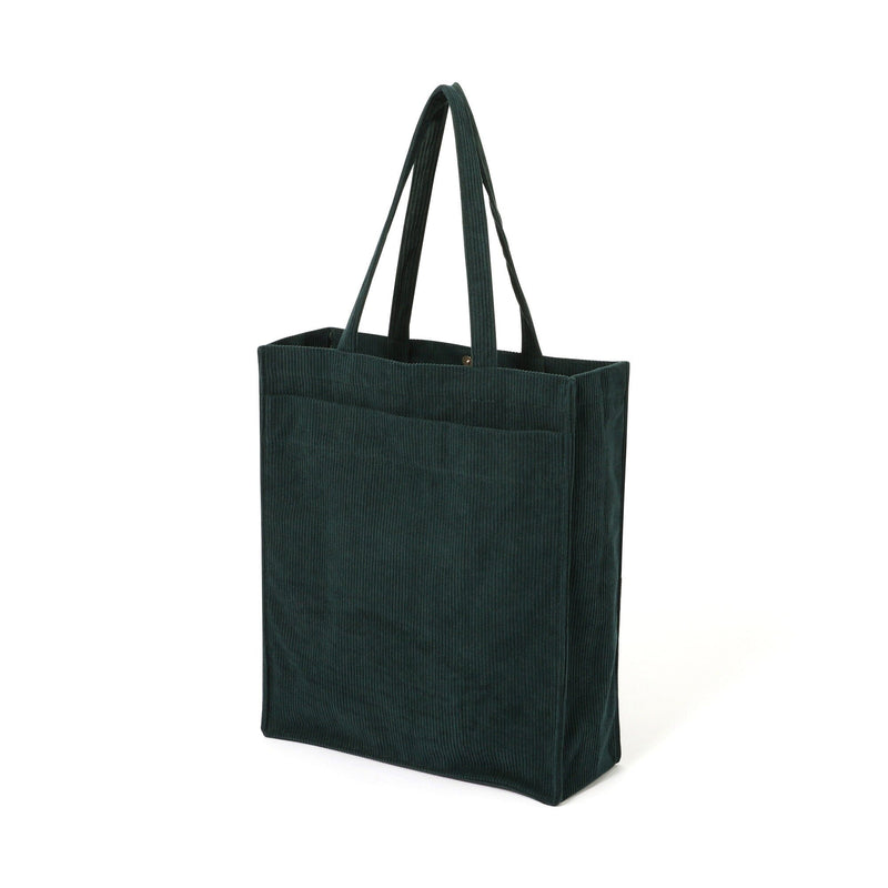 Logo Tote Bag Corduroy Medium Green