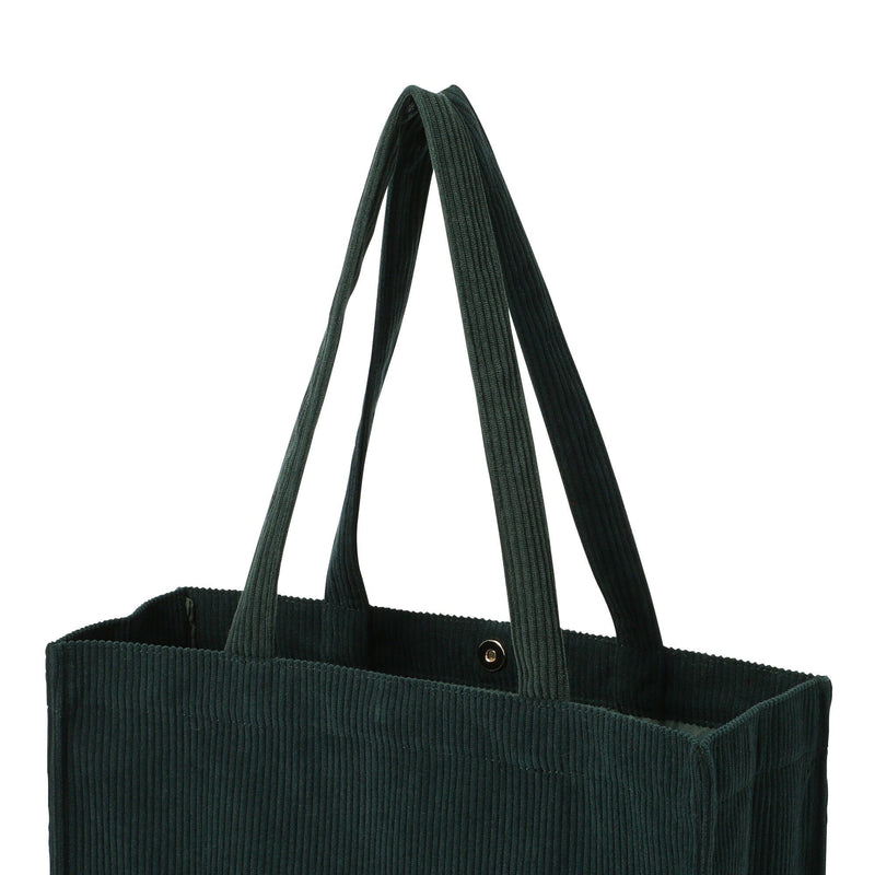 Logo Tote Bag Corduroy Medium Green