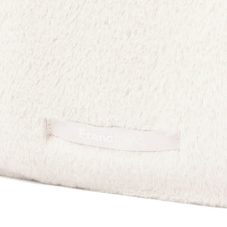 Logo Tote Bag Fur Small Ivory