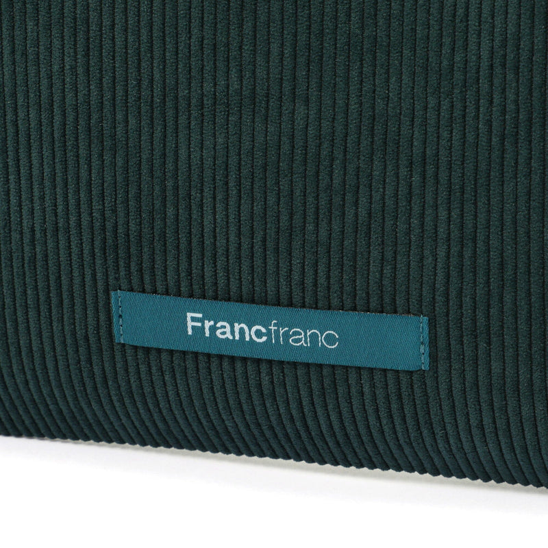 Logo Tote Bag Corduroy Small Green