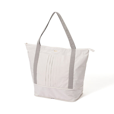 Modern Palette 2-Way Carry-On Tote Beige x Gray