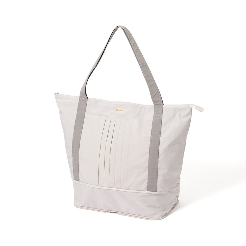 Modern Palette 2-Way Carry-On Tote Beige x Gray