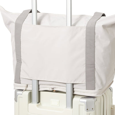 Modern Palette 2-Way Carry-On Tote Beige x Gray