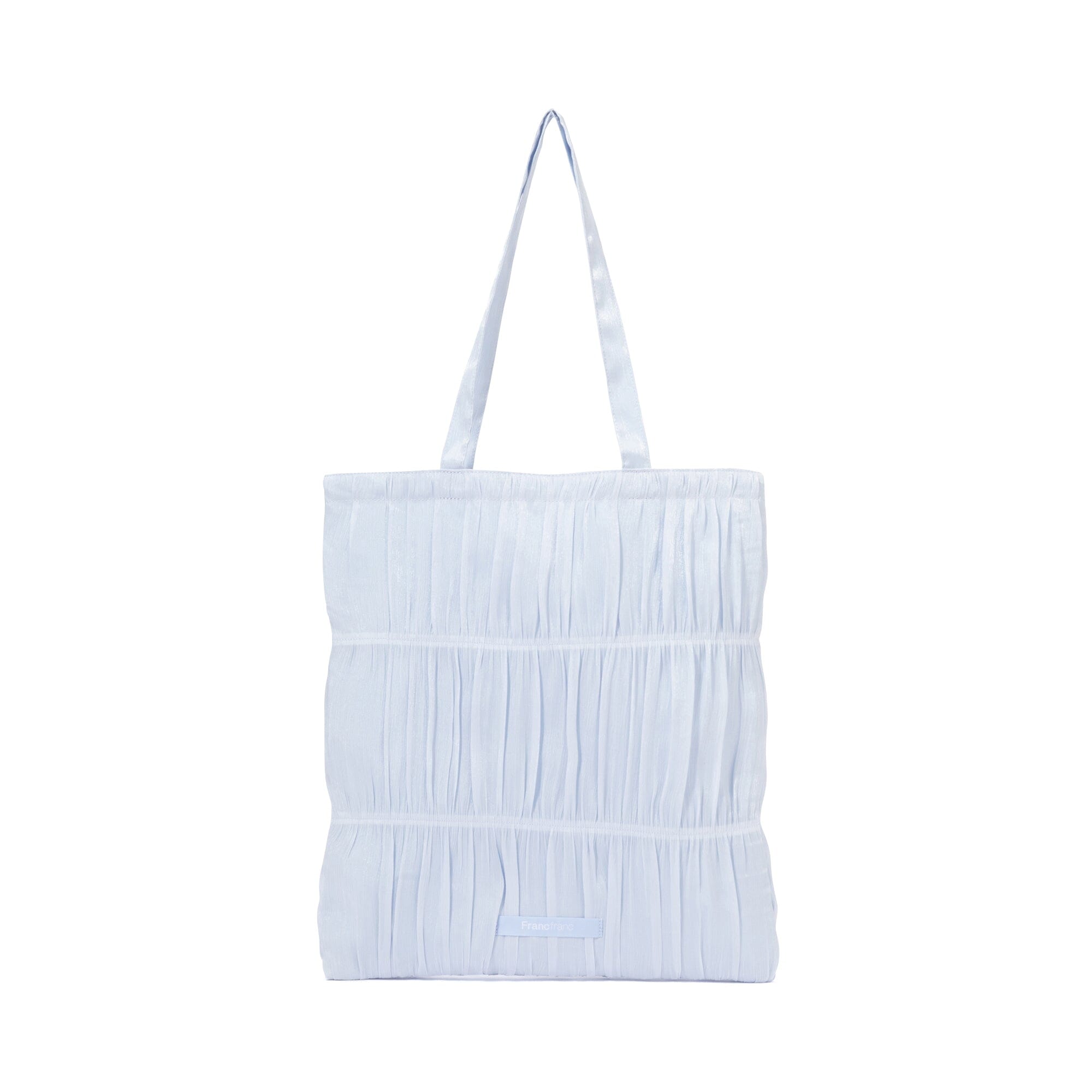 Logo Tote Bag Organza Small Blue