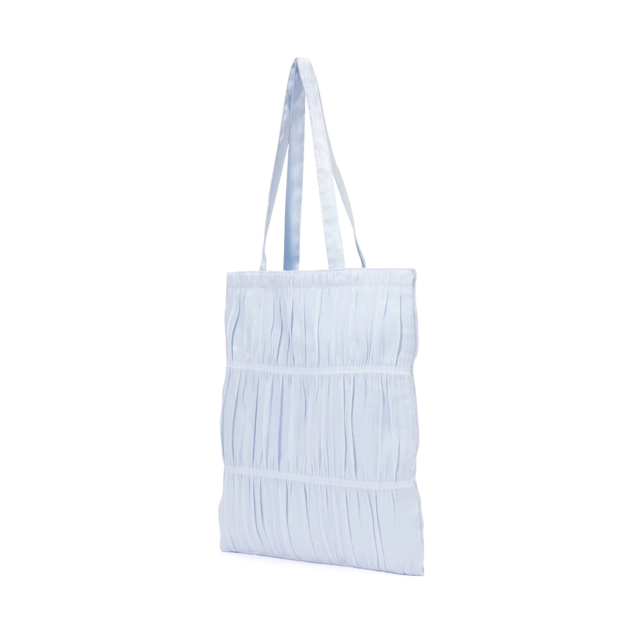 Logo Tote Bag Organza Small Blue