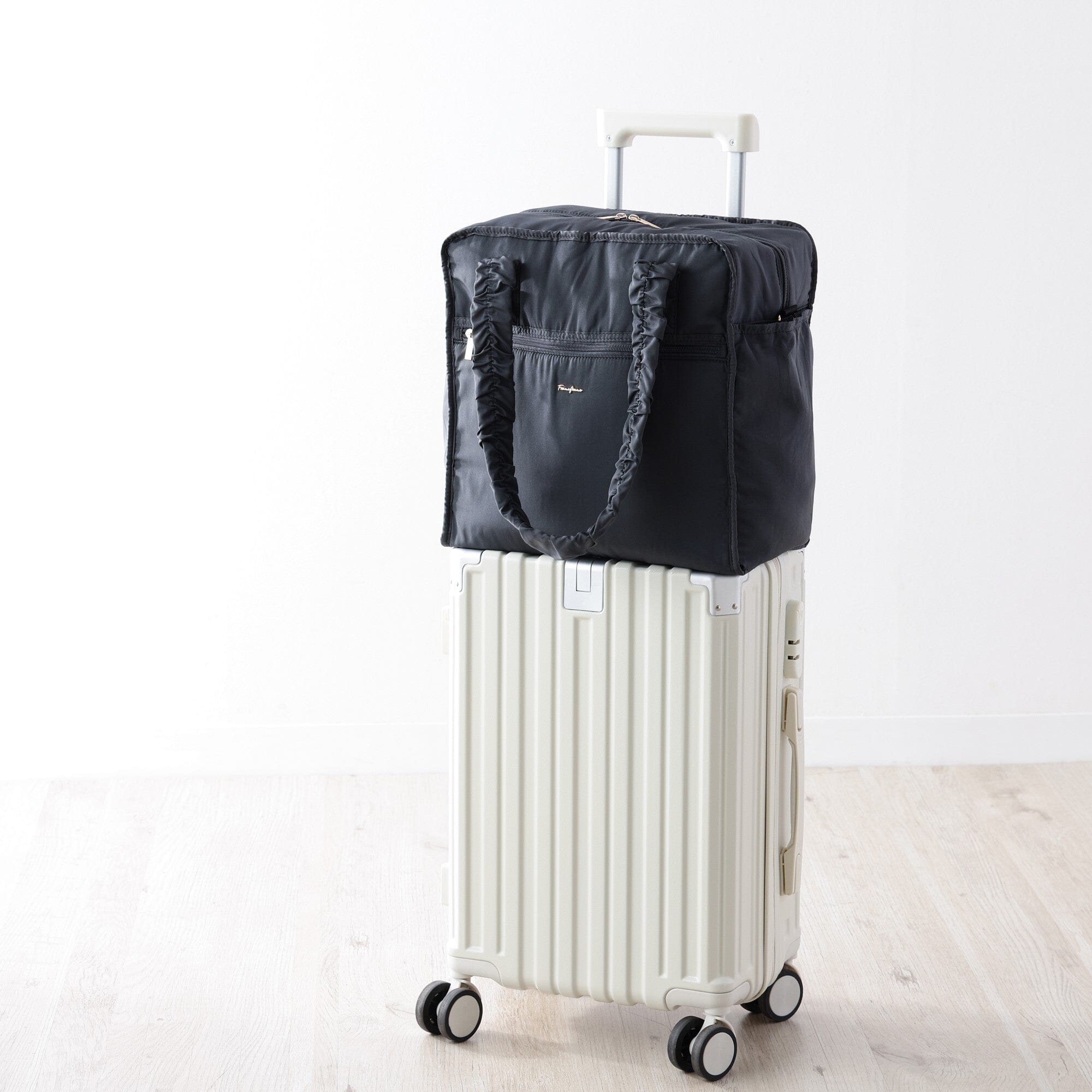 Classic Flower Travel Bag S Dark Gray