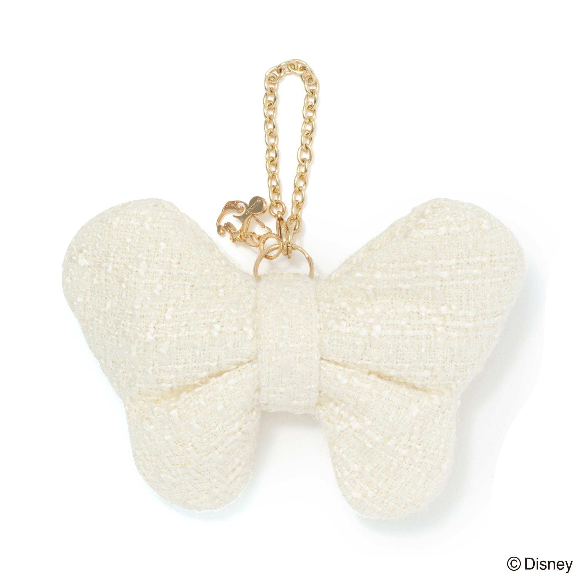 Disney Minnie Ribbon Bag Charm Eco Bag Ivory