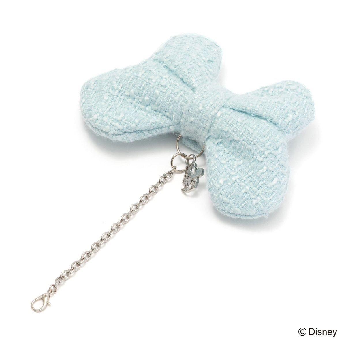 Disney Minnie Ribbon Bag Charm Eco Bag Light Blue