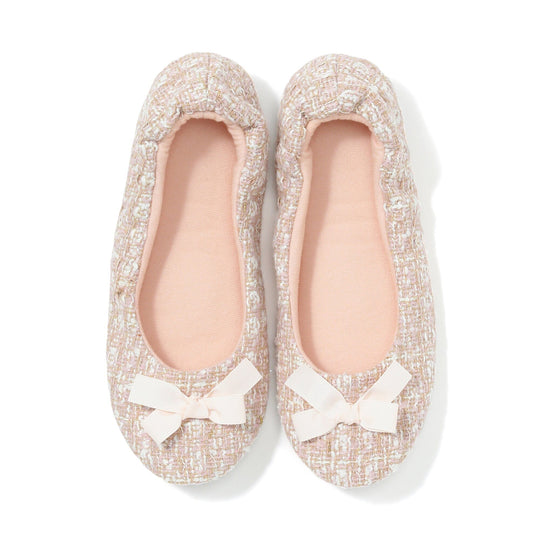 Pocketable Roomshoes Tweed  Pink