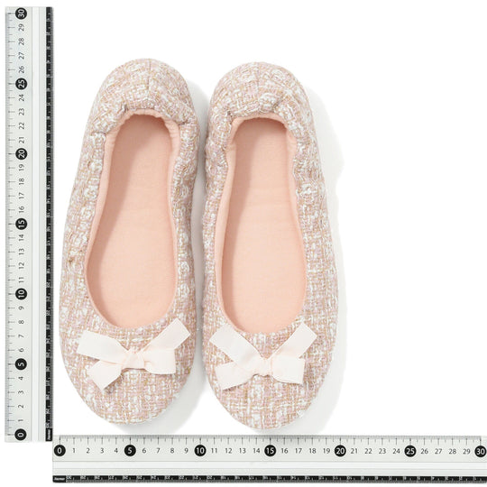 Pocketable Roomshoes Tweed  Pink