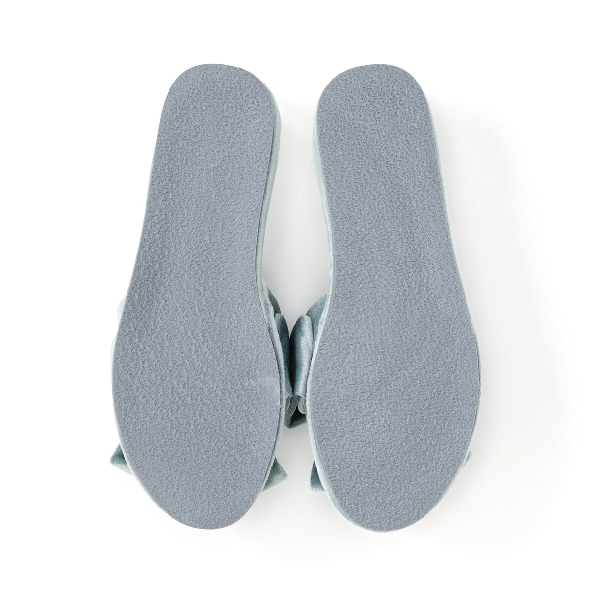Velour Ribbon Room Shoes Mint