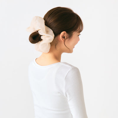 Organdie Big Chouchou Ivory