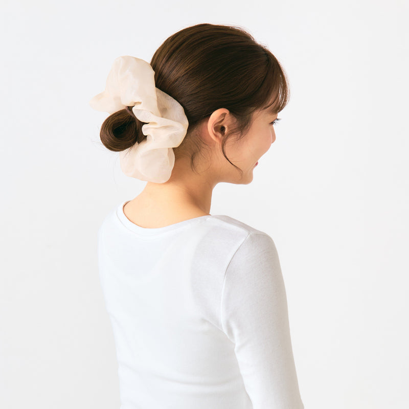 Organdie Big Chouchou Ivory