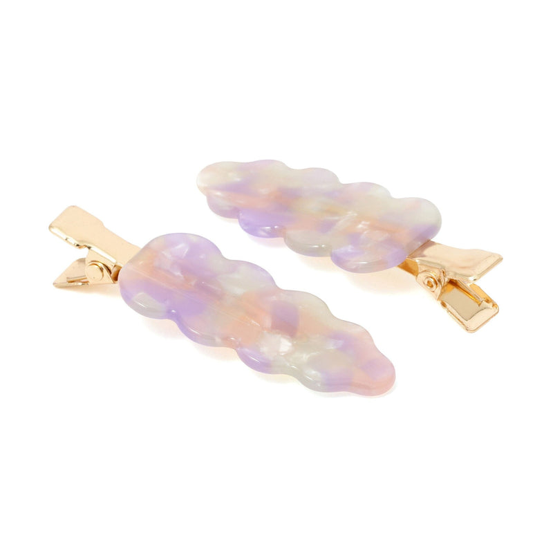 Bangs Clip Wave Light Purple