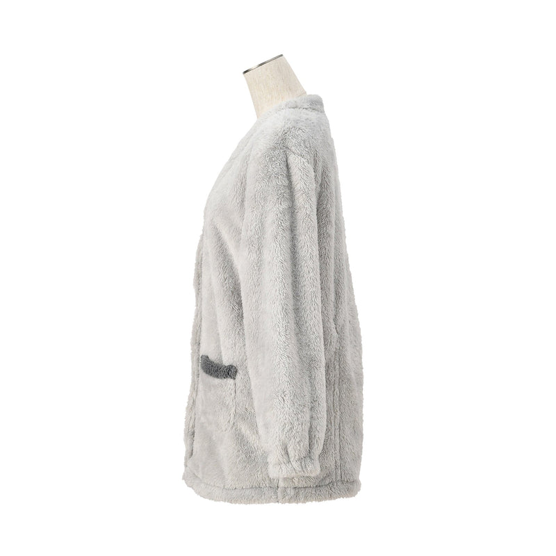 Warm Fleece Cardigan  Gray