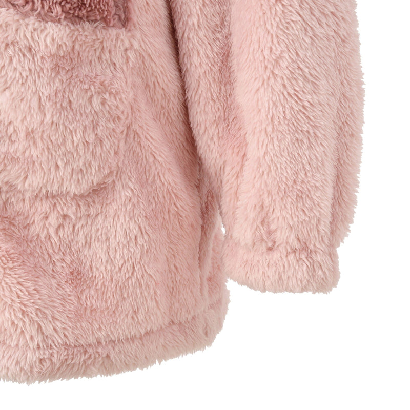 Warm Fleece Cardigan  Pink