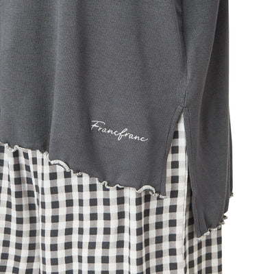 Ice Touch Print Pajamas Gingham Check