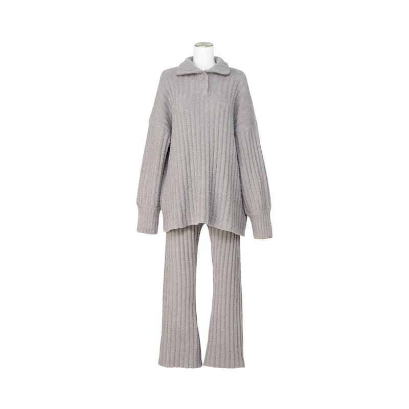 Mole Knit Pajamas With Waist Warmer