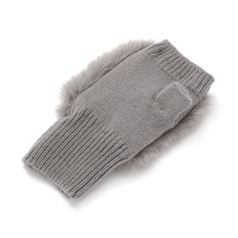 Fingerless Gloves Grey