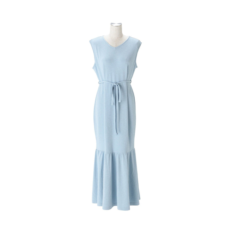 Ice Touch Rib One Piece Light Blue