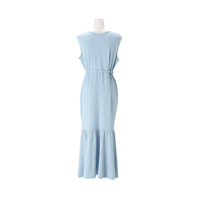 Ice Touch Rib One Piece Light Blue