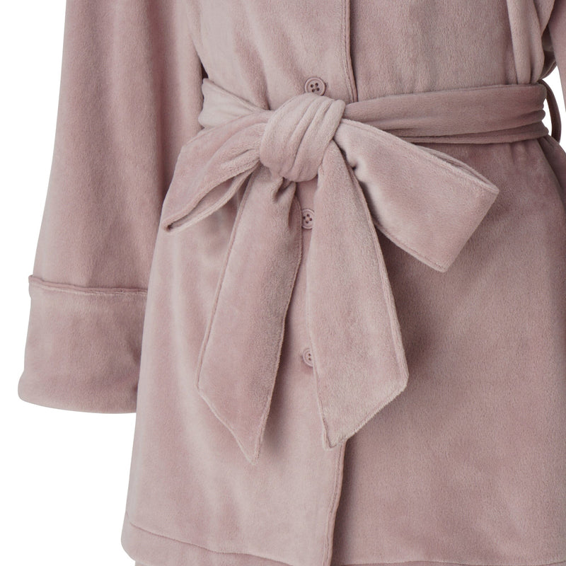 Hyaluronic Stretch Velour Pajama Pink