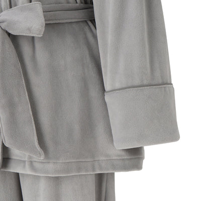 Hyaluronic Stretch Velour Pajama Gray