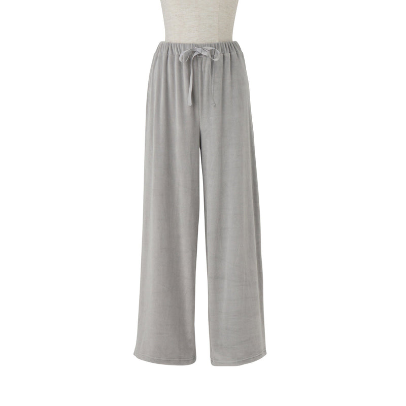 Hyaluronic Stretch Velour Pajama Gray