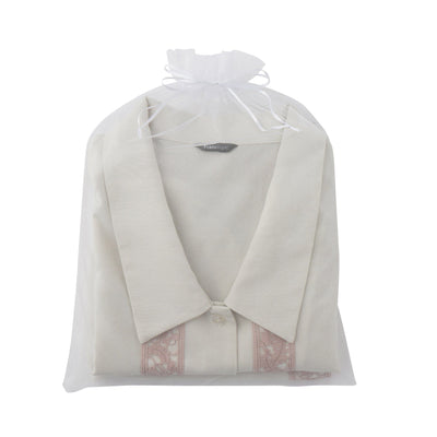 Temperature Control Lace Line Pajama Ivory