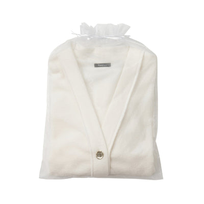 Cut Pile Cardigan Ivory