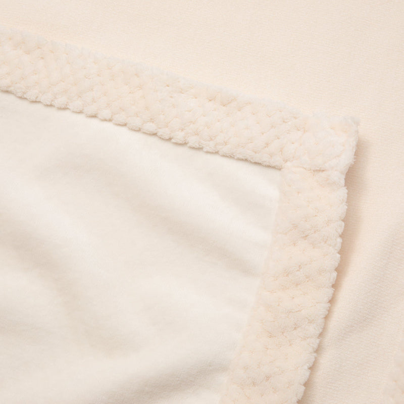 Reversible Warm Fleece 4-Way Poncho Large Ivory