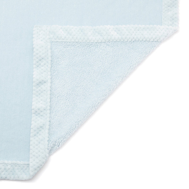 Reversible Warm Fleece 4-Way Poncho Large Light Blue