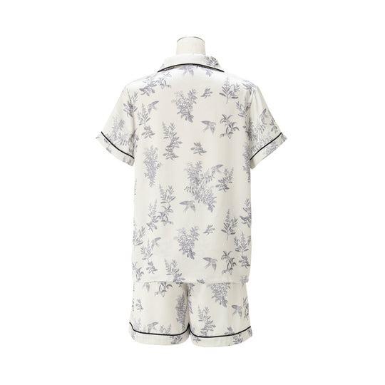 Cool Touch Satin Pajamas Gray