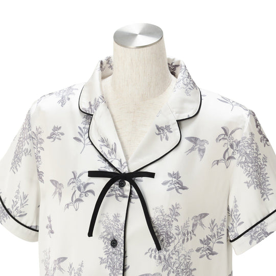 Cool Touch Satin Pajamas Gray