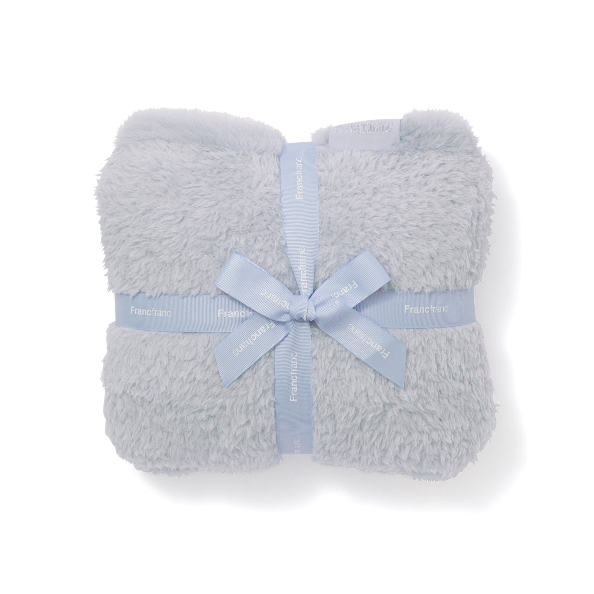 Warm Fleece 4Way Poncho Size S Light Blue