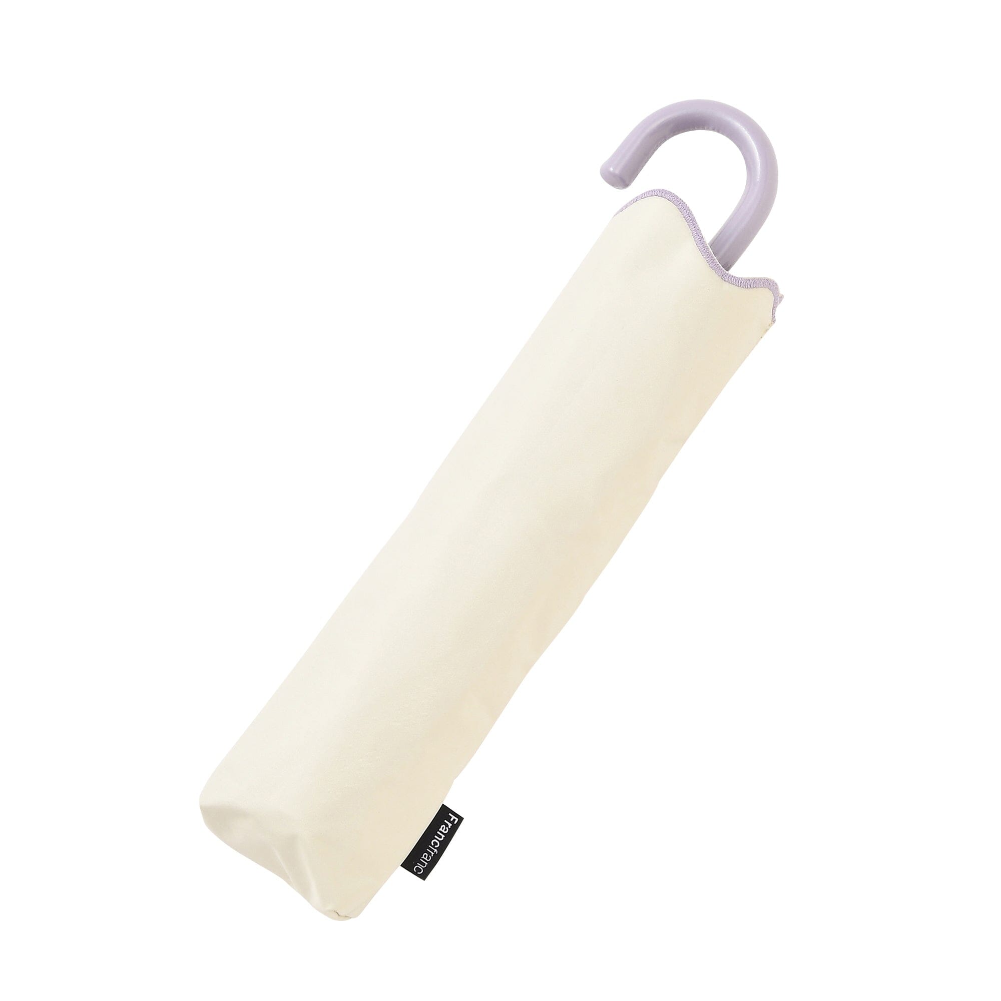 Wave Parasol Folding Umbrella 50cm White (For Both Sunny And Rainy Days)