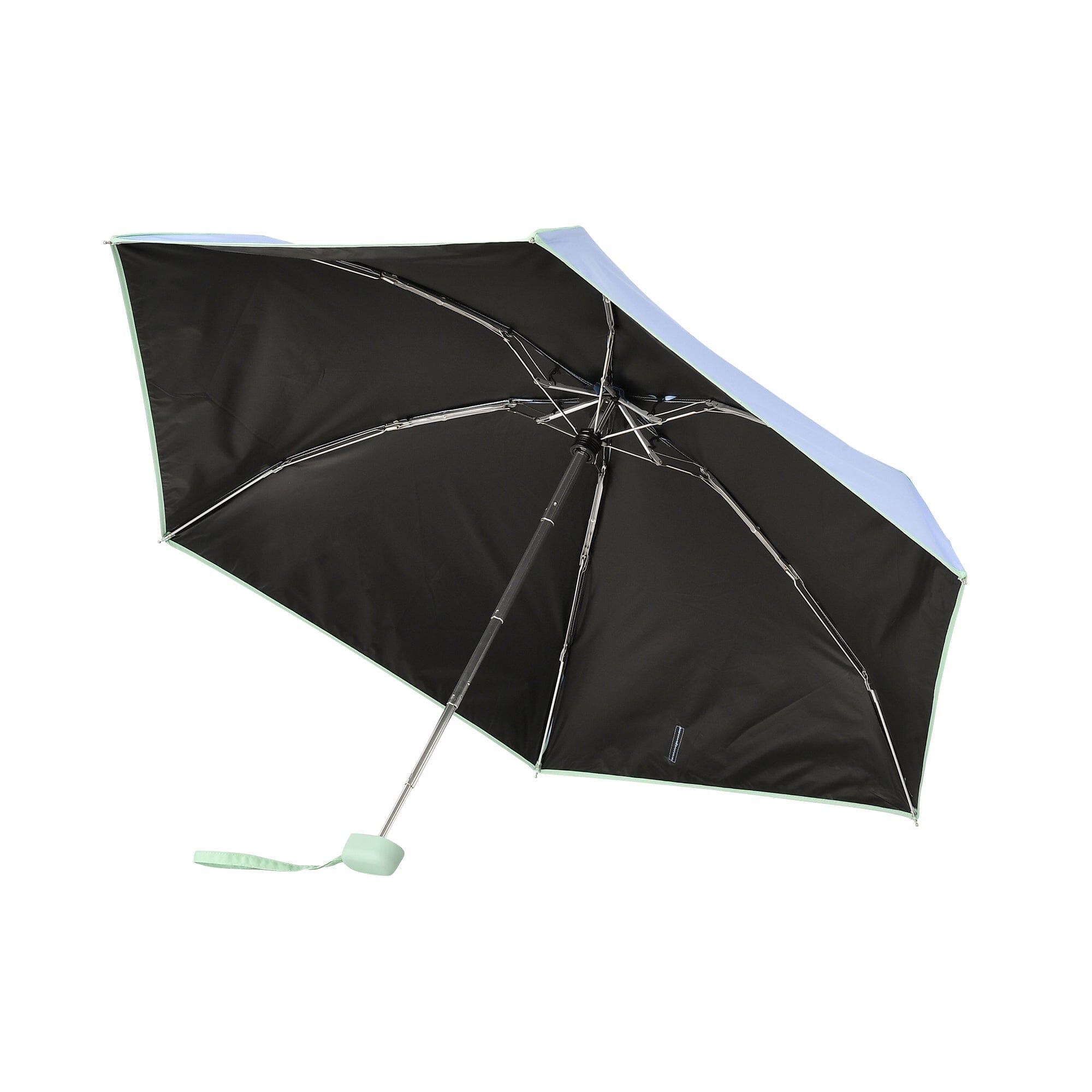 Compact Parasol Mini 47Cm Blue (For Both Sunny And Rainy Days)