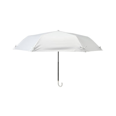 Ribbon Folding Umbrella 50CM  (For Both Sunny And Rainy Days) Silver