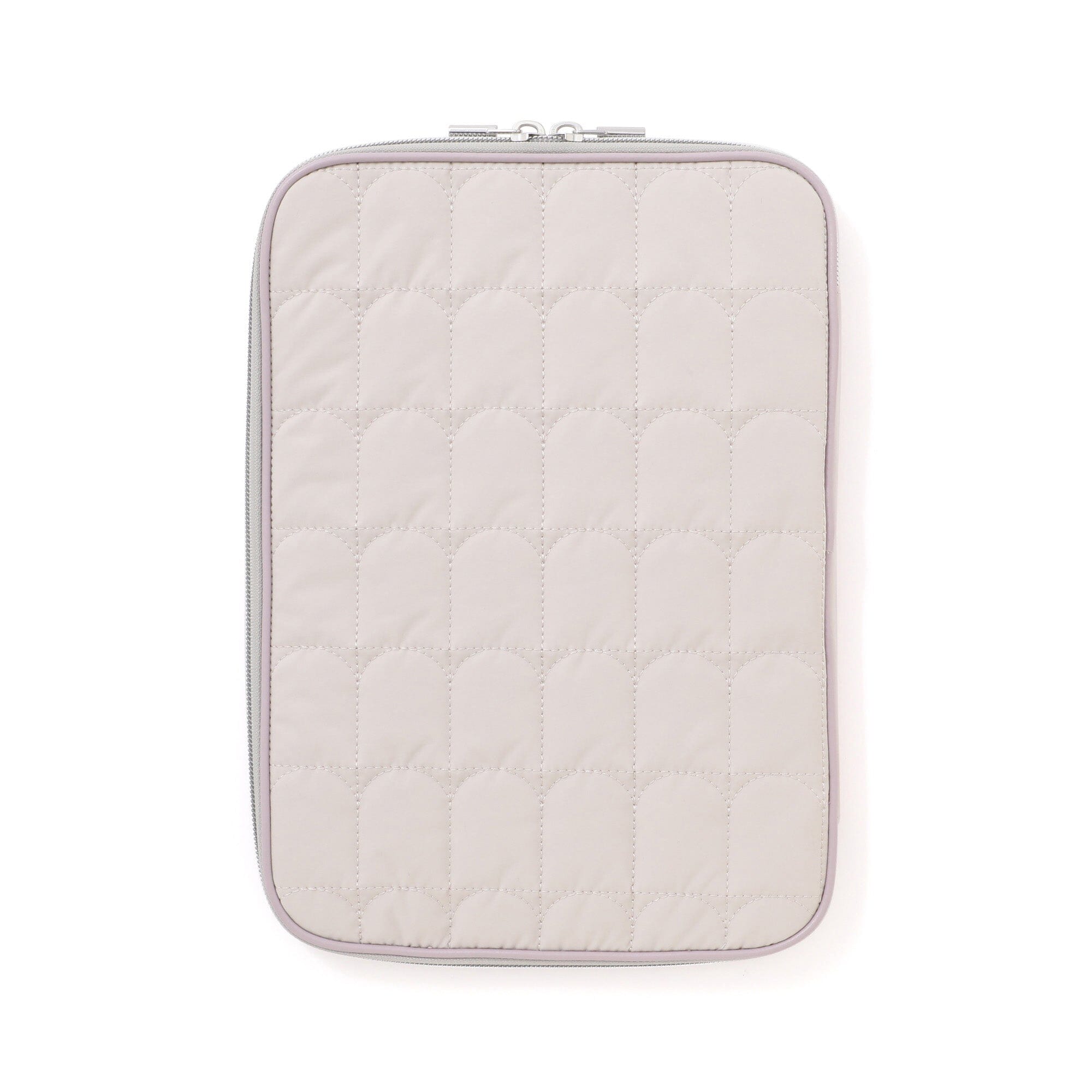 Arch Quilt Tablet Case Light Grey