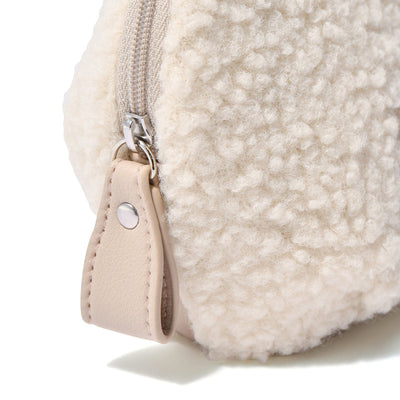 Boa  Round Pouch  Ivory