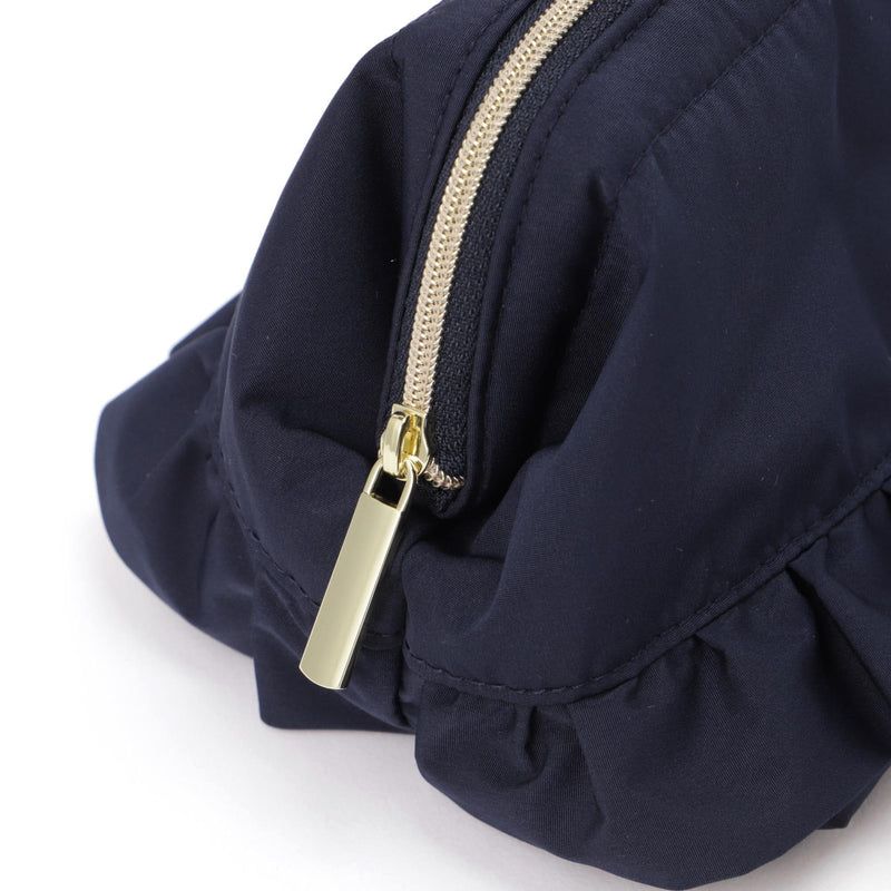 Frill Wire Pouch  Navy