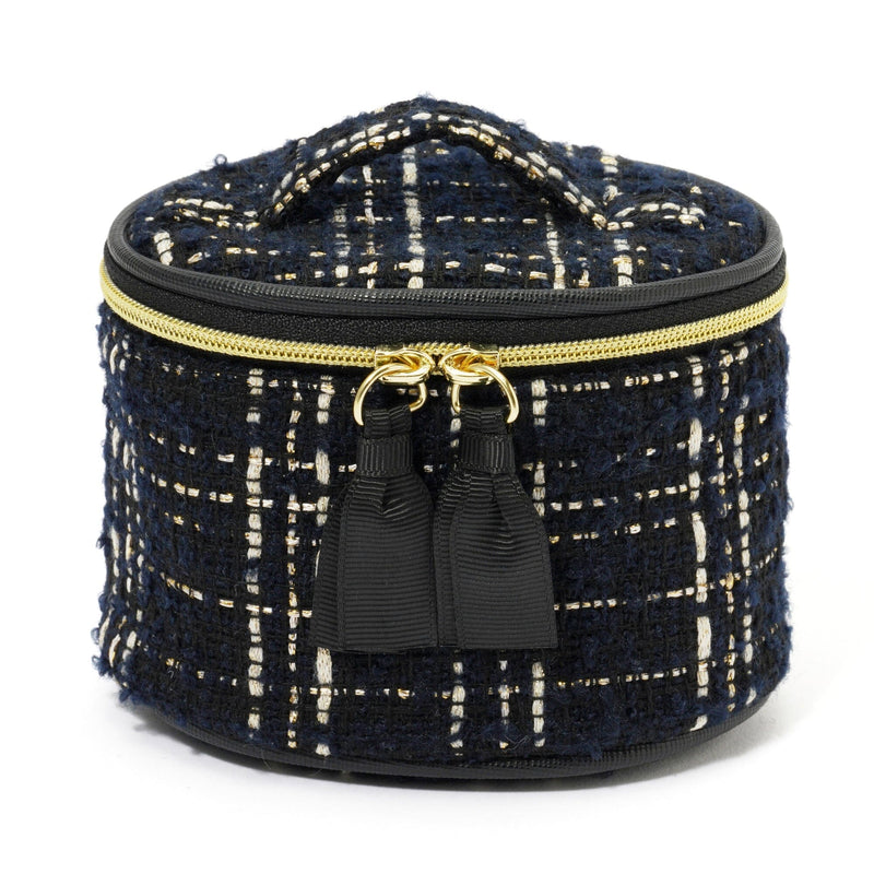 Tweed Vanity Pouch Mini Black