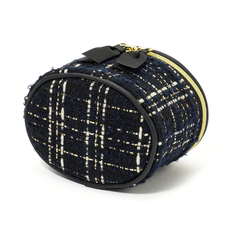 Tweed Vanity Pouch Mini Black